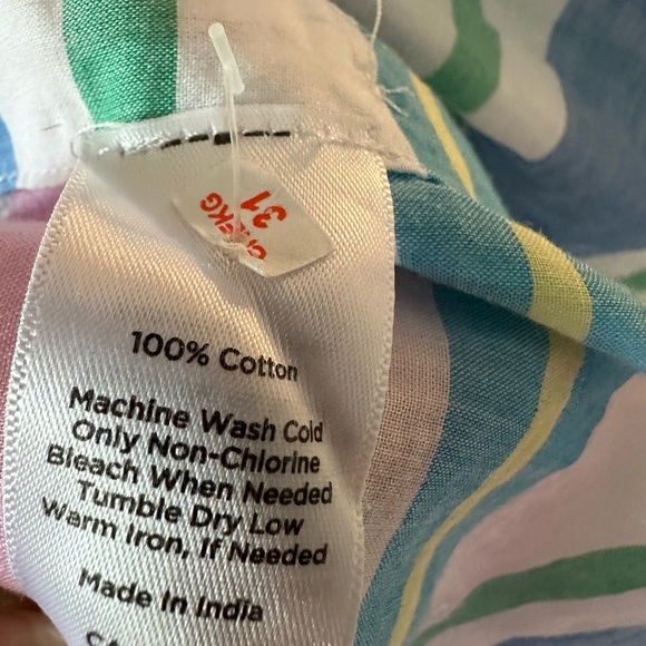 POPOVER TOP-BEACH CLUB STRIPE 2X, 💥NWOT - Picture 5 of 6